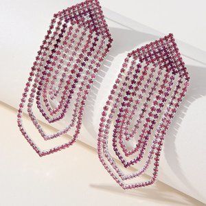 Geometric Chain Creative Earrings